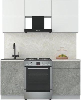 Кухонный гарнитур Интерлиния Мила Матте 1.7 Б - фото