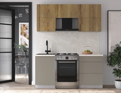 Кухонный гарнитур Интерлиния Мила Матте 1.7 Б