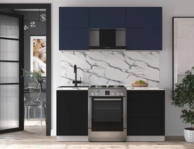 Кухонный гарнитур Интерлиния Мила Матте 1.7 Б