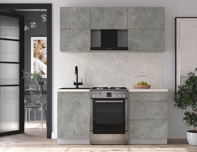 Кухонный гарнитур Интерлиния Мила Матте 1.7 Б