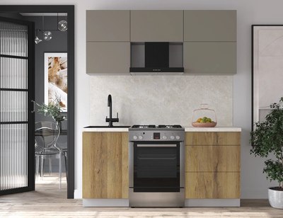 Кухонный гарнитур Интерлиния Мила Матте 1.7 Б