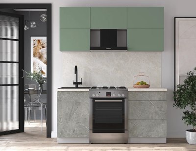 Кухонный гарнитур Интерлиния Мила Матте 1.7 Б