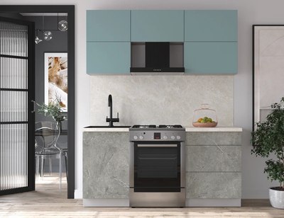 Кухонный гарнитур Интерлиния Мила Матте 1.7 Б