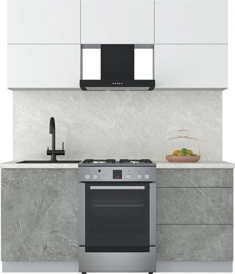 Кухонный гарнитур Интерлиния Мила Матте 1.8 Б - фото