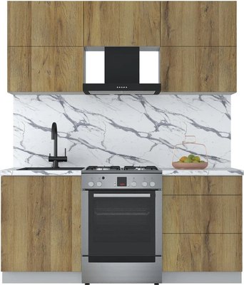 Кухонный гарнитур Интерлиния Мила Матте 1.8 Б - фото