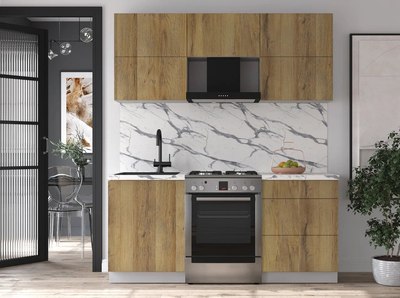 Кухонный гарнитур Интерлиния Мила Матте 1.8 Б