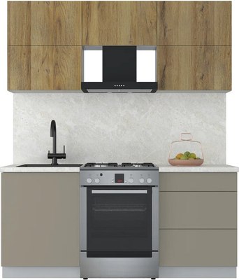 Кухонный гарнитур Интерлиния Мила Матте 1.8 Б - фото