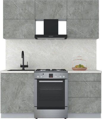 Кухонный гарнитур Интерлиния Мила Матте 1.8 Б - фото