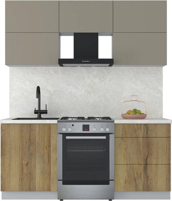 Кухонный гарнитур Интерлиния Мила Матте 1.8 Б - фото