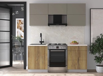 Кухонный гарнитур Интерлиния Мила Матте 1.8 Б