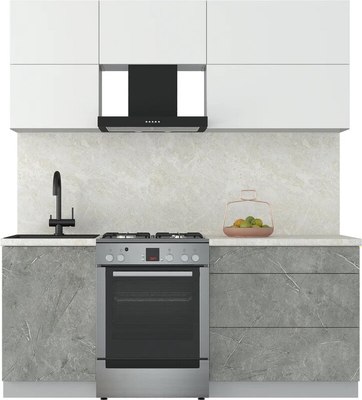 Кухонный гарнитур Интерлиния Мила Матте 1.9 Б - фото