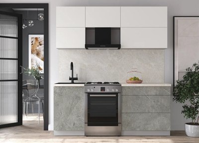 Кухонный гарнитур Интерлиния Мила Матте 1.9 Б