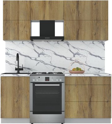 Кухонный гарнитур Интерлиния Мила Матте 1.9 Б - фото