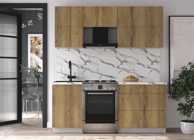 Кухонный гарнитур Интерлиния Мила Матте 1.9 Б