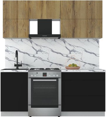 Кухонный гарнитур Интерлиния Мила Матте 1.9 Б - фото