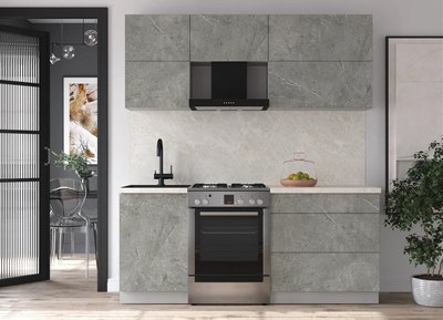 Кухонный гарнитур Интерлиния Мила Матте 1.9 Б