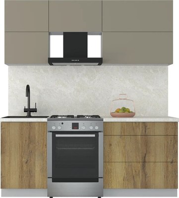 Кухонный гарнитур Интерлиния Мила Матте 1.9 Б - фото