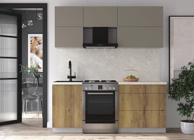 Кухонный гарнитур Интерлиния Мила Матте 1.9 Б