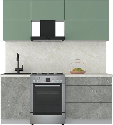 Кухонный гарнитур Интерлиния Мила Матте 1.9 Б - фото