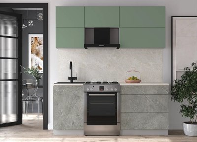 Кухонный гарнитур Интерлиния Мила Матте 1.9 Б