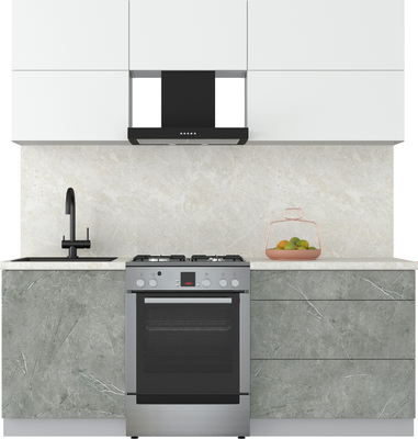 Кухонный гарнитур Интерлиния Мила Матте 2.0 Б - фото