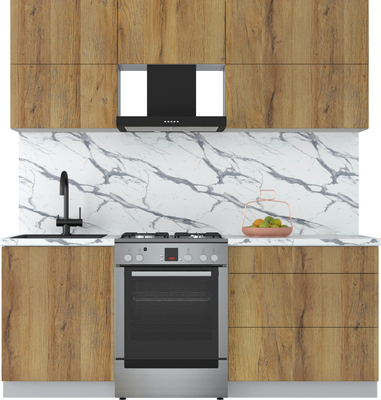 Кухонный гарнитур Интерлиния Мила Матте 2.0 Б - фото