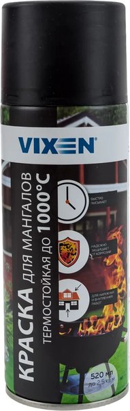 Краска Vixen Для мангалов / VX55011 - фото