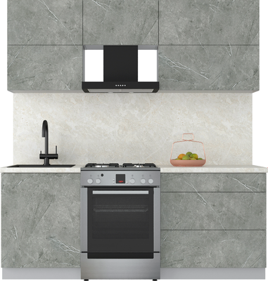 Кухонный гарнитур Интерлиния Мила Матте 2.0 Б - фото