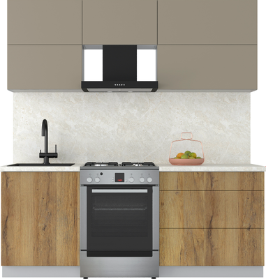 Кухонный гарнитур Интерлиния Мила Матте 2.0 Б - фото