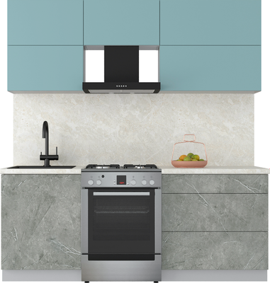 Кухонный гарнитур Интерлиния Мила Матте 2.0 Б - фото