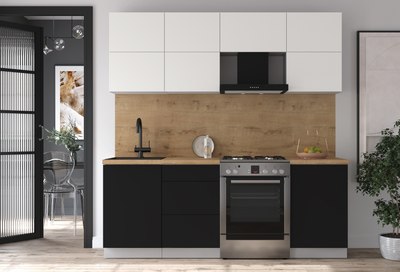 Кухонный гарнитур Интерлиния Мила Матте 2.1 Б