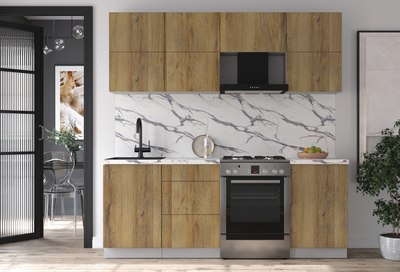 Кухонный гарнитур Интерлиния Мила Матте 2.1 Б