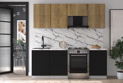 Кухонный гарнитур Интерлиния Мила Матте 2.1 Б