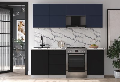 Кухонный гарнитур Интерлиния Мила Матте 2.1 Б