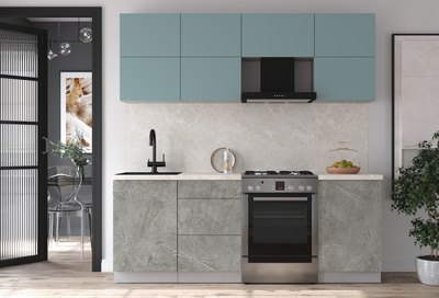 Кухонный гарнитур Интерлиния Мила Матте 2.1 Б