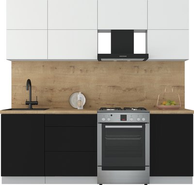 Кухонный гарнитур Интерлиния Мила Матте 2.2 Б - фото