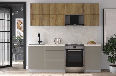 Кухонный гарнитур Интерлиния Мила Матте 2.2 Б