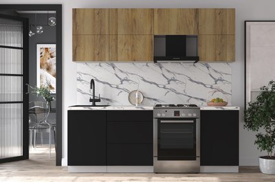 Кухонный гарнитур Интерлиния Мила Матте 2.2 Б