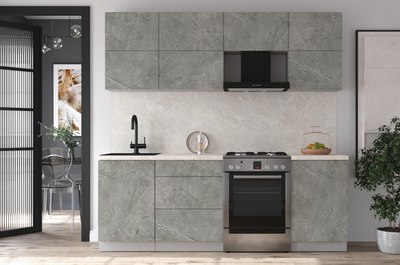 Кухонный гарнитур Интерлиния Мила Матте 2.2 Б