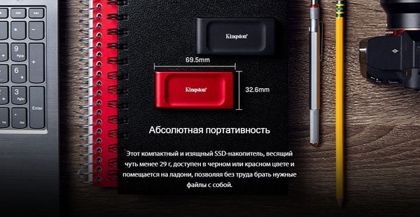 Внешний жесткий диск Kingston SXS1000R/2000G