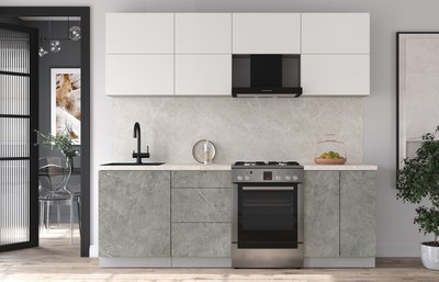 Кухонный гарнитур Интерлиния Мила Матте 2.3 Б