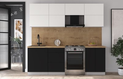 Кухонный гарнитур Интерлиния Мила Матте 2.3 Б