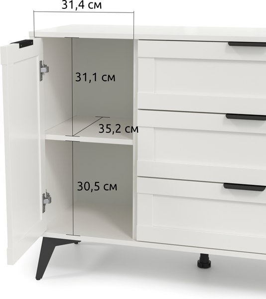 Тумба Anrex Mone 1D3S