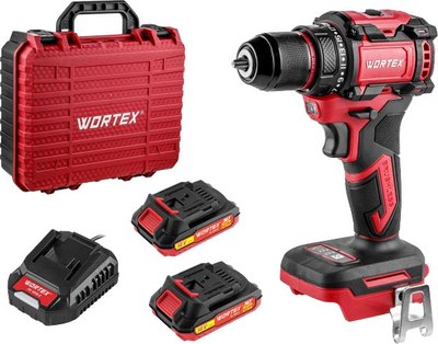 Аккумуляторная дрель-шуруповерт Wortex BD 2025 DLi ALL1 (1329837) - фото