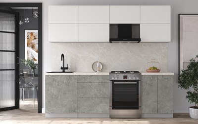 Кухонный гарнитур Интерлиния Мила Матте 2.4 Б