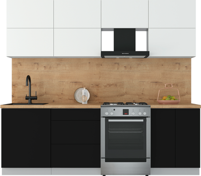 Кухонный гарнитур Интерлиния Мила Матте 2.4 Б - фото