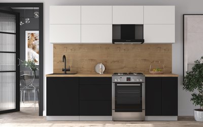 Кухонный гарнитур Интерлиния Мила Матте 2.4 Б