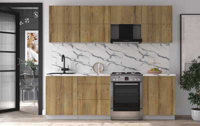 Кухонный гарнитур Интерлиния Мила Матте 2.4 Б