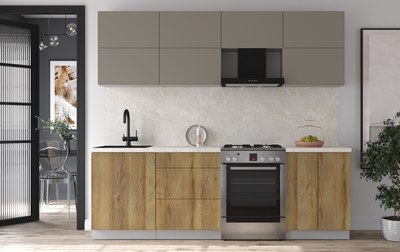 Кухонный гарнитур Интерлиния Мила Матте 2.4 Б