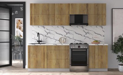 Кухонный гарнитур Интерлиния Мила Матте 2.5 Б